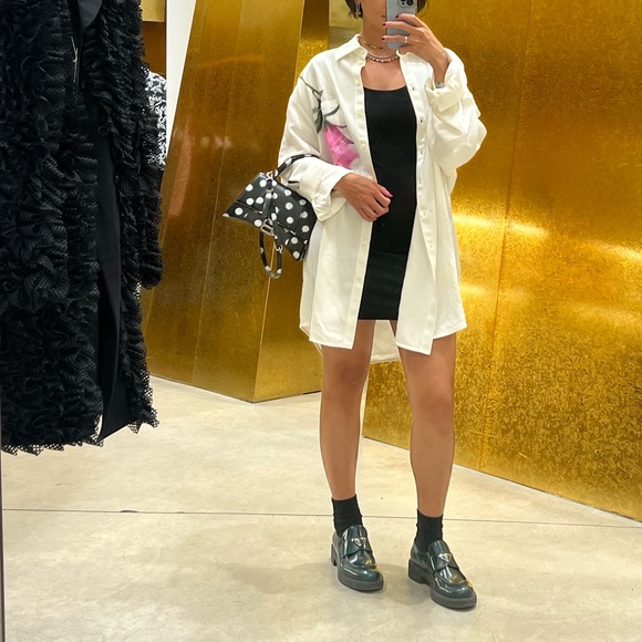 Balenciaga Hourglass Polka Dots bag / size Small - Picture 6 of 6